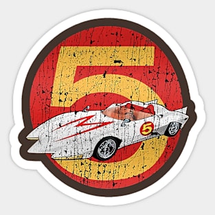 mach 5 Sticker